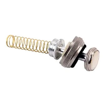 

6pcs Trumpet Repairing Parts Top Screw Cap Metal Prime Finger Button with Spring
