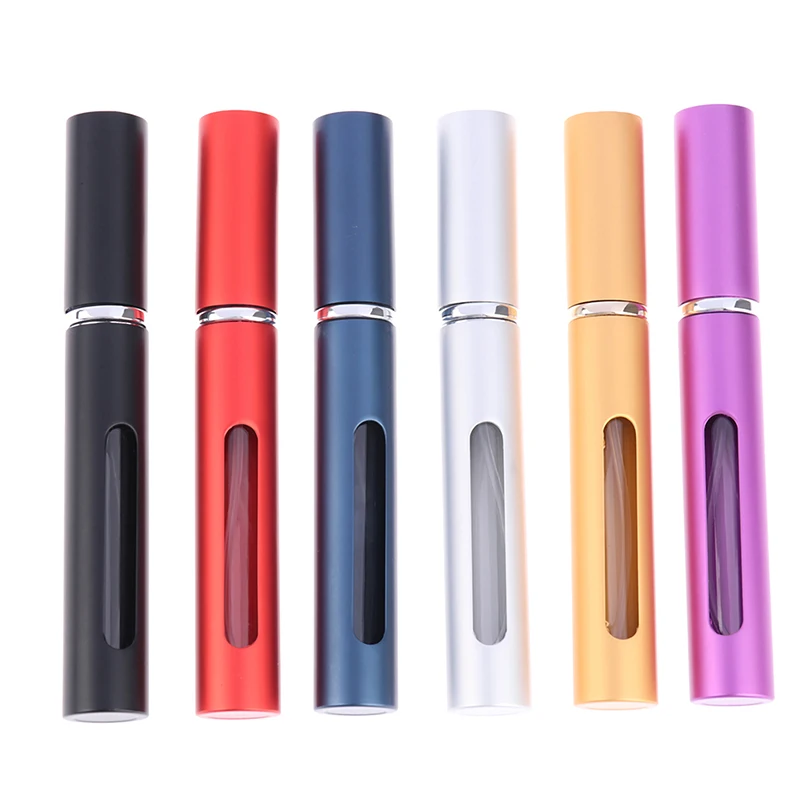 

5ml Travel Mini Refillable Perfume Bottles Portable Empty Atomizer Perfumes Bottle with Spray Empty Container Travel Accessories
