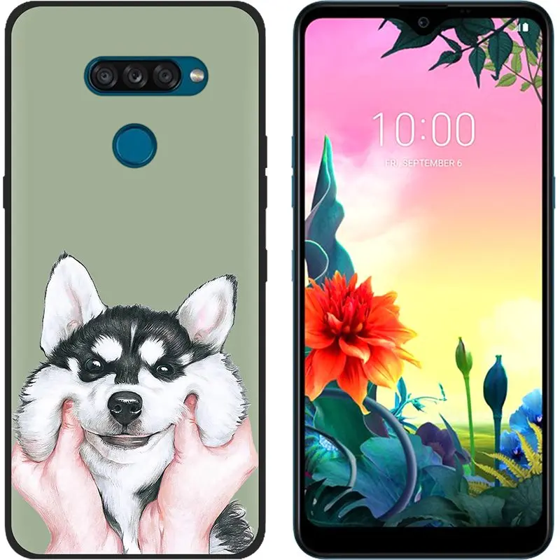 Ремешок противоударный грязеотталкивающий чехол для телефона для LG K50S силиконовый мягкий чехол противоударный модный дизайн держатель для телефона водонепроницаемый - Цвет: Picture 13