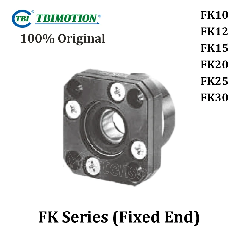 

TBI MOTION Professional Support Unit FK10 FK12 FK15 FK17 FK20 FK25 FK30 fixed-side C3 C5 C7 for ballscrew TBI sfu CNC Parts