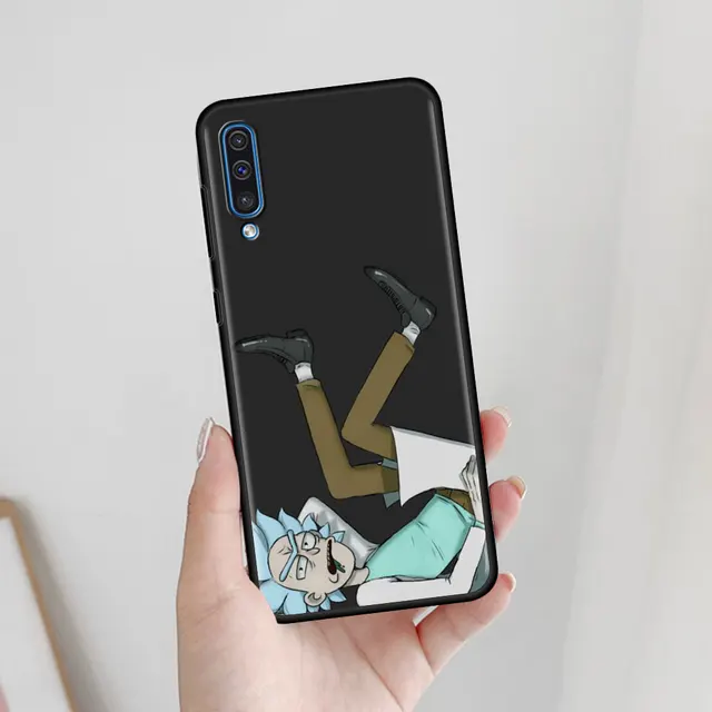 Hot Sale Cover For Samsung Galaxy A51 A71 A21s A70 A50 A40 A20e A12 A10 Phone Case A72 A52 5G A41 A31 Shells Ricks Cute Mortys B09