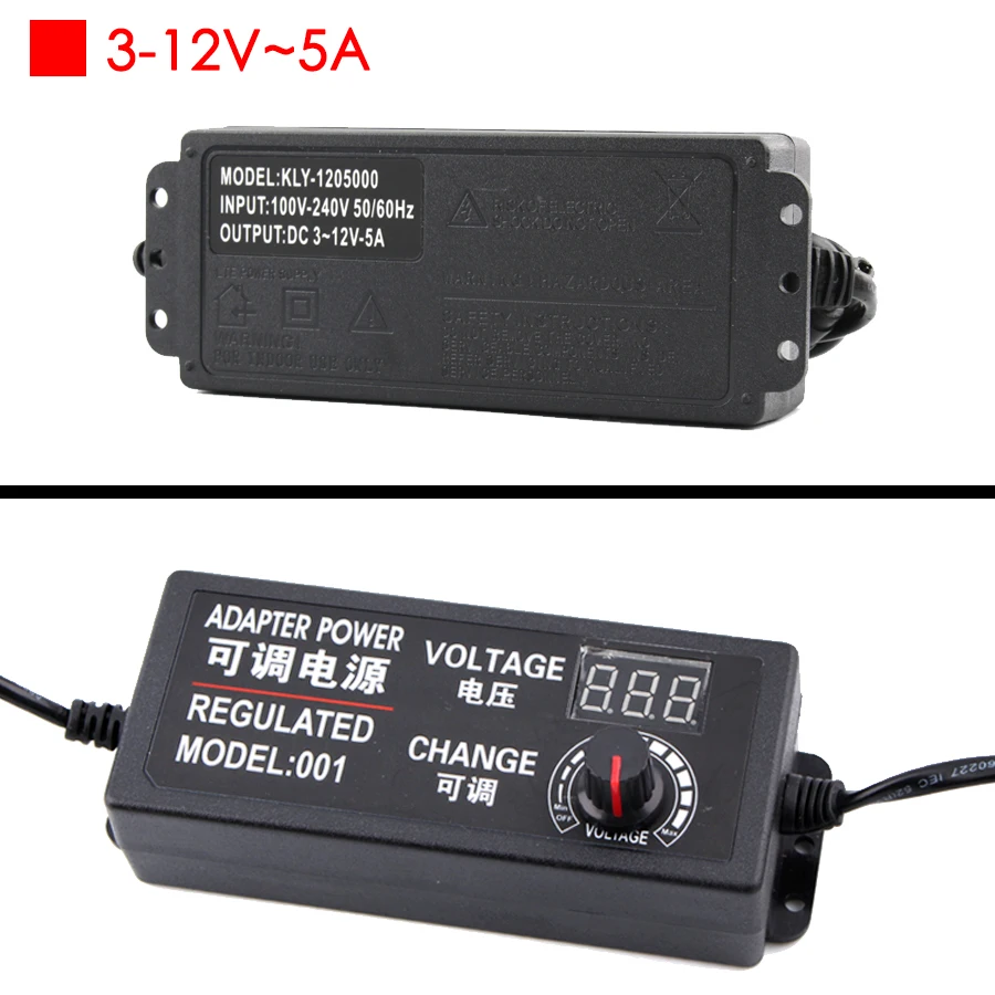 v 12 v 24 v adaptador de