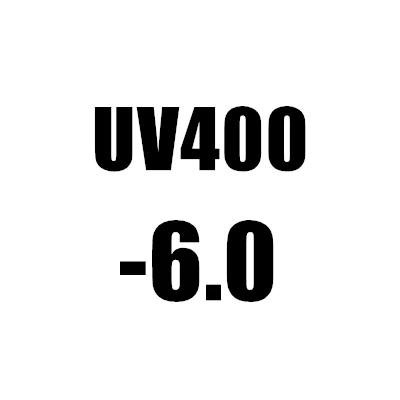 -6.00 UV400 SUMONDY диоптрий от 0 до 6 UV400 или поляризованные очки для близорукости, очки для мужчин и женщин, очки по рецепту для близоруких UF90 - Цвет линз: -6.00 UV400