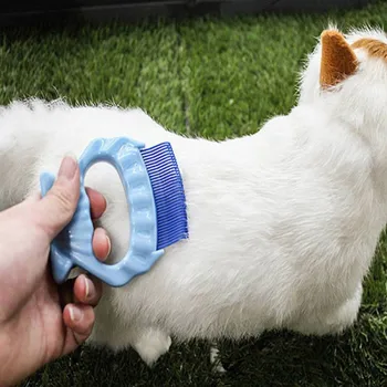 

Cat Remove Flea Shell Combs Dog Hair Remover Brushes Grooming Tools Clipper Attachment Clean Floating