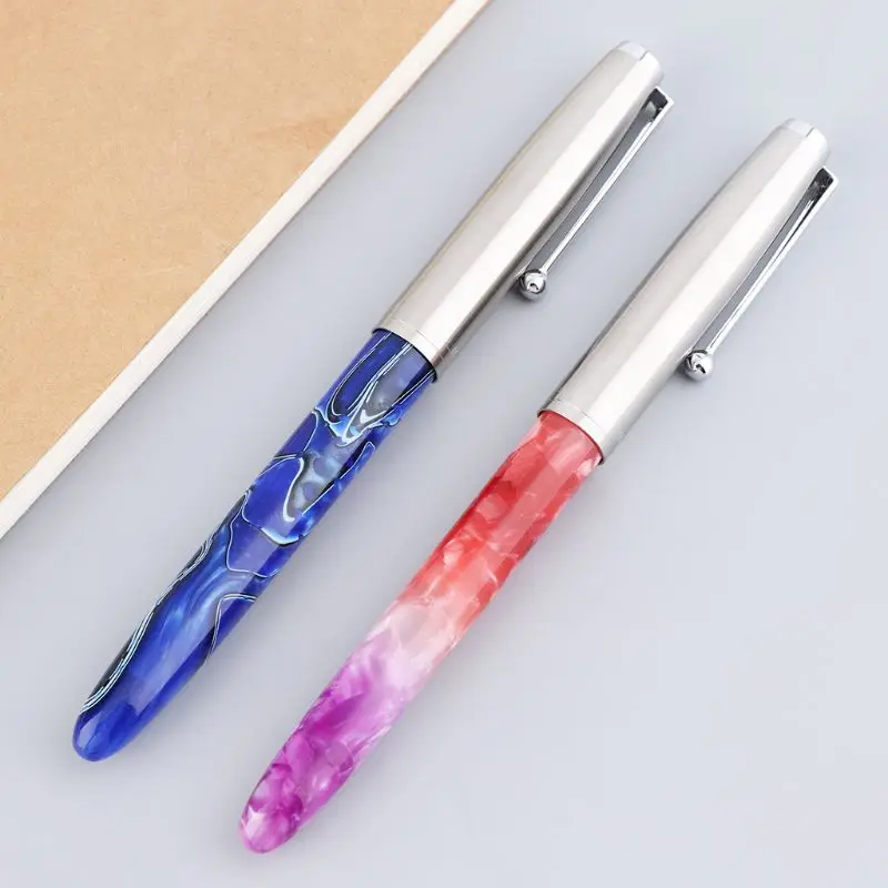 Jinhao 51A роскошные мужские перьевые ручки бизнес ученик 0 38 мм сверхтонкий