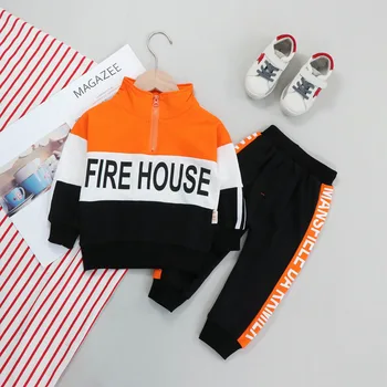 

Children Clothing 2019 New Autumn Toddler Boys Clothes Sport Letter T-shirt+Pants 2pcs Outfits Kids Sets For Girls Clothes