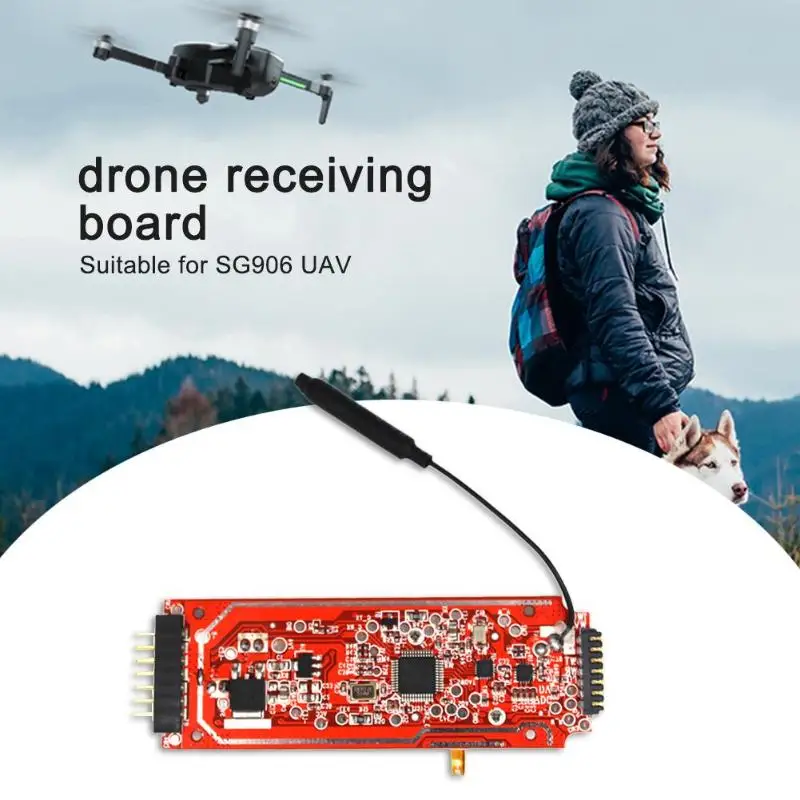 Модуль платы приемника Сменные аксессуары для SG906 RC Дрон Квадрокоптер красный ABS для замены платы приемника SG906 RC