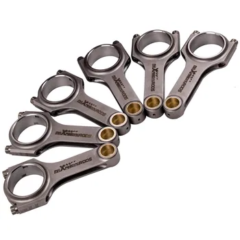 

Connecting Rod + ARP Bolts For VW VR6 Golf Corrado 2.8 2.9 164mm TUV Certificate Conrod 4340 FLoating Crankshaft H-beam 4pcs