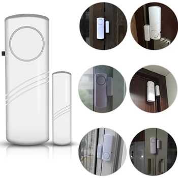 

1pcs Smart Human Body Sensors Security Door And Window Alarm Wireless Home Window Door Entry Anti Thief Sensors
