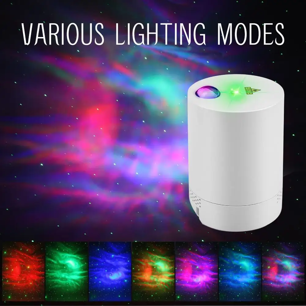 

Night Light Starry Sky Projector LED Star Music Rotating Remote Control Bluetooth Bedroom Lamp Household Decorative Lights