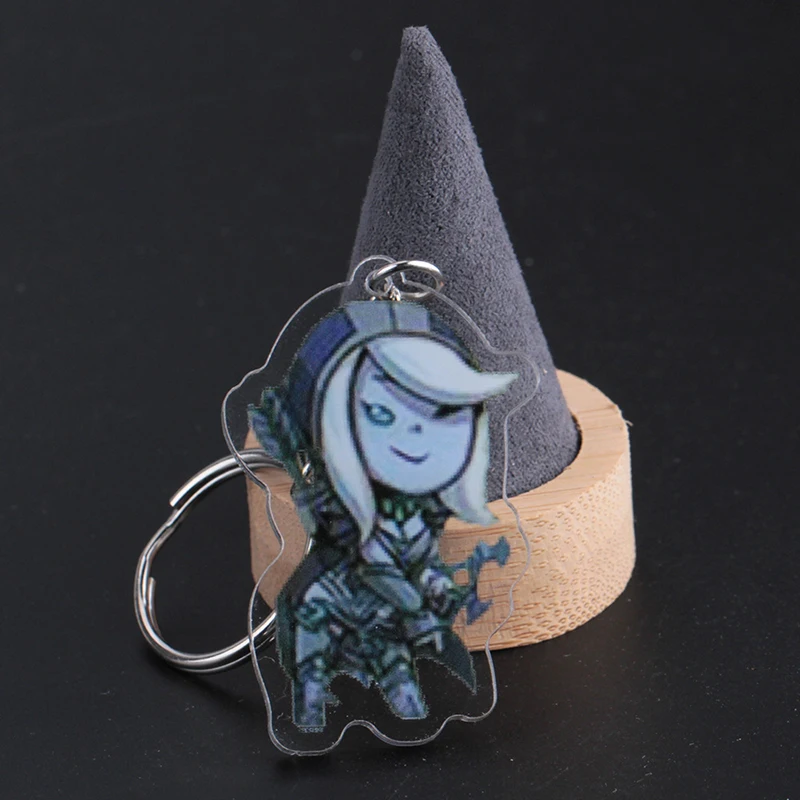 Игра Dota 2 брелок акриловая фигурка подвеска брелок Dota2 брелок для ключей Porte Clef аниме ювелирные изделия
