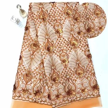 

Latest French Nigerian Laces Fabric 2019 High Quality Tulle African Laces Fabric Wedding African French Tulle Lace