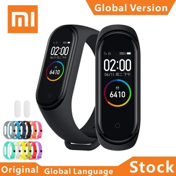 

Original Xiaomi Band 4 Smart Bracelet 0.96'' AMOLED Color Touch Screen Heart Rate Fitness Wristband Mi band 4 Global Smart watch
