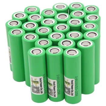 

yeckpowo 2500mah 3.7V lithium battery INR18650-25R high drain 10C 25A Li-ion Batteries 18650 charger USB 4 slots