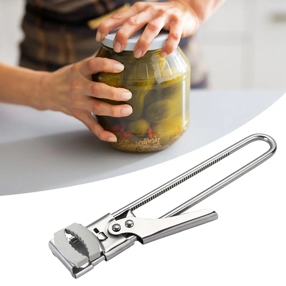 

Jar Opener Opener Adjustable Bottle Opener Stainless Steel Manual Bottle Opener Manual Jar Lid Gripper Kitchen Acce