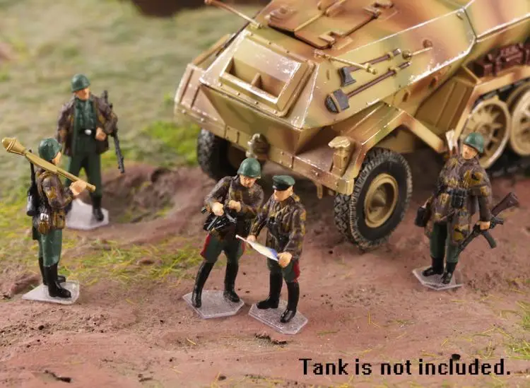 Немецкие солдаты P0410 1/72 закончили 5 фигурок Модель Набор PMA