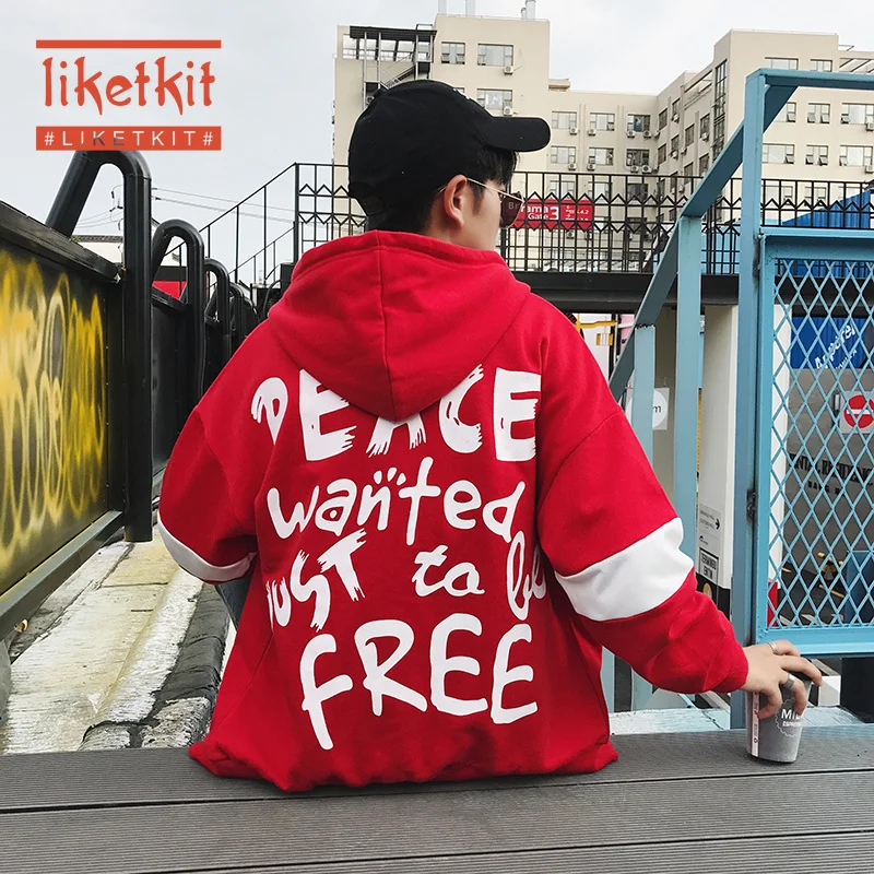 Liketkit, кардиган с капюшоном, мужские толстовки, зима, хип-хоп принт, толстовки на молнии, мужские, негабаритные, Harajuku, уличная одежда, 5XL
