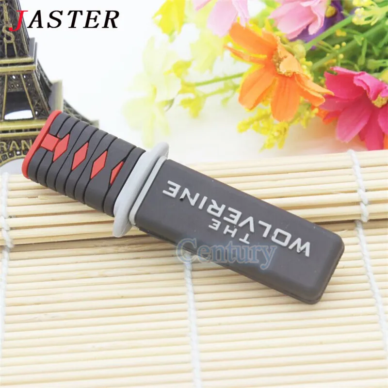 POWERONE Cool Samurai ручка в виде меча флеш накопитель 4 ГБ 16 32 64 японский меч катана usb u