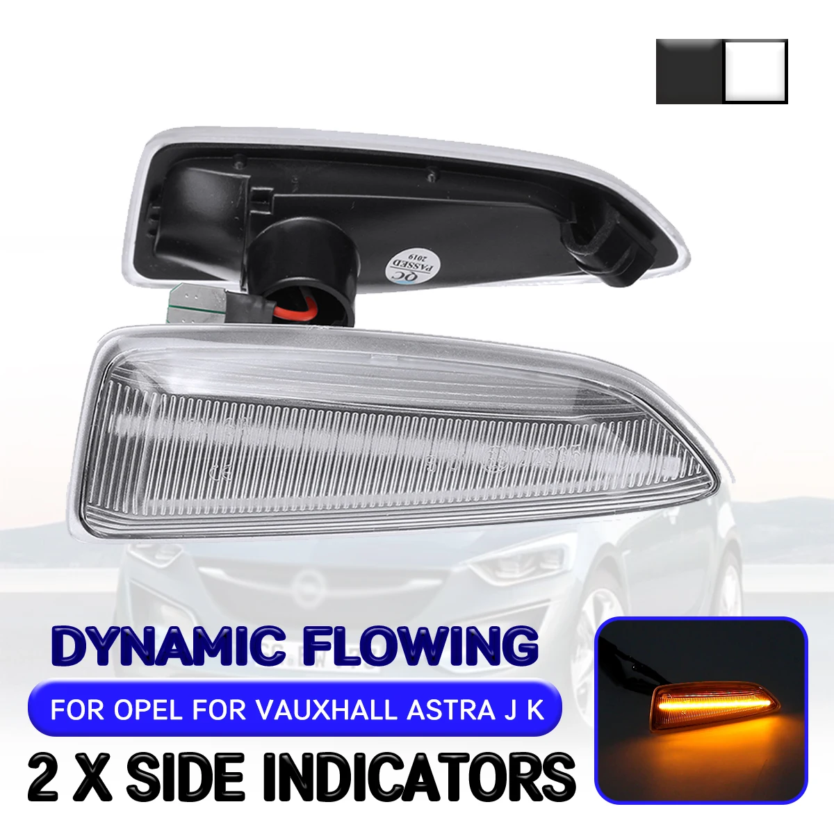 

Car LED Dynamic Side Marker Light For Opel Astra J K For Zafira C For Insignia B For Grandland X Flowing Turn Signal Light Lamp