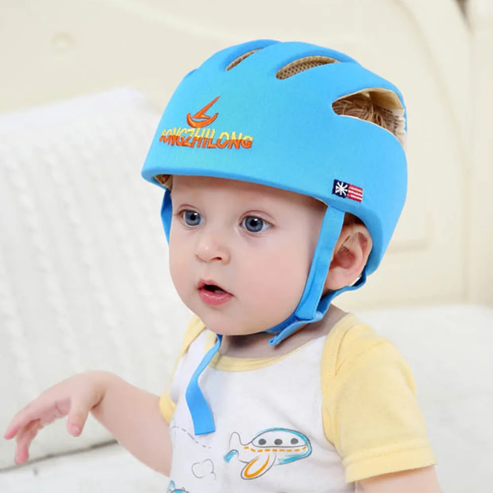 

Headguard Cap Adjustable Easy Wear Harness Toddler Crawl Safety Helmet Infant Protective Hat Playing Baby Anti Collision No Bump