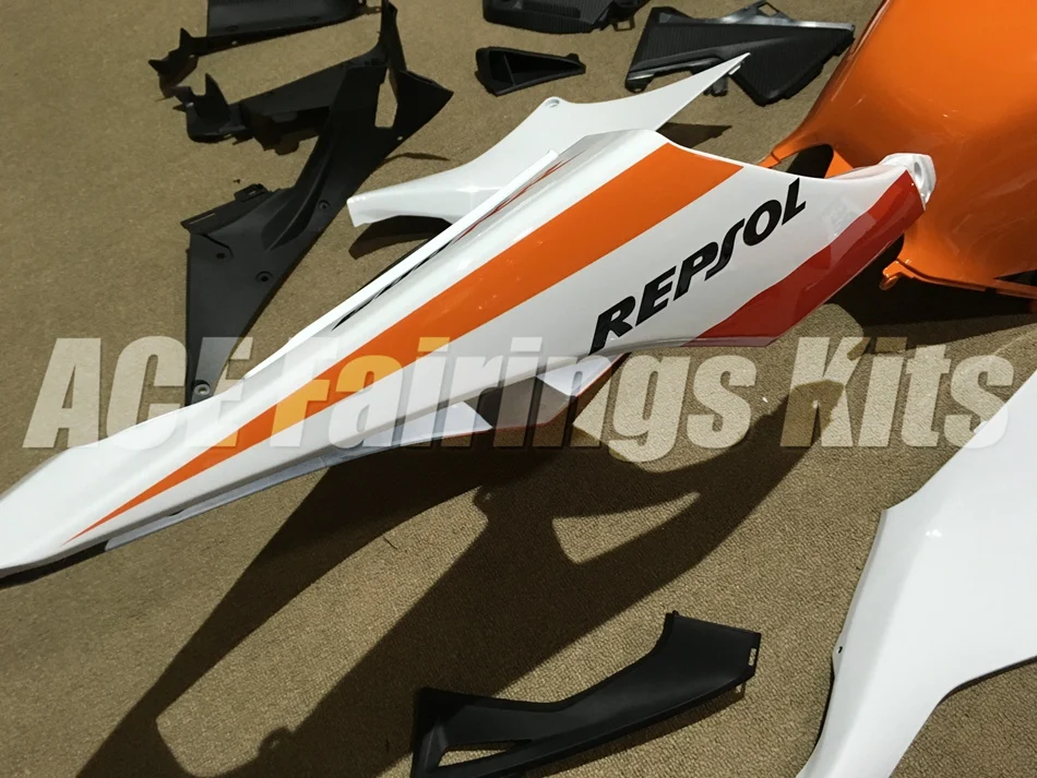 Инъекций ABS Полный комплект обтекателя подходит для Honda CBR600RR 13, 14, 15, 16, 17, F5 2013 Обтекатели Repsol хорошее