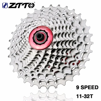 

ZTTO MTB Mountain Bike Bicycle Parts 9s 27s Speed Freewheel Cassette 9v 11-32T Compatible for Parts M370 M430 M4000 M590 M3000