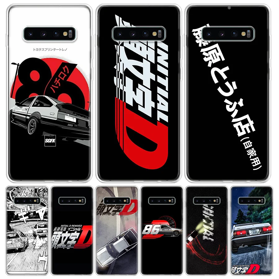 Amine Initial D Ae86 Funda De Telefono Para Coche Para Samsung Galaxy S10 S21 S Fe Ultra Note 10 9 8 S9 S8 S7 Plus Lite Pro J4 J6 Fundas Antigolpes Para Telefono Aliexpress