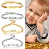 Personalized Baby Bar Bracelet Custom Name for Children Infant Boy Girls Stainless Steel Love Angle Mom To Daughter/Son ► Photo 2/6