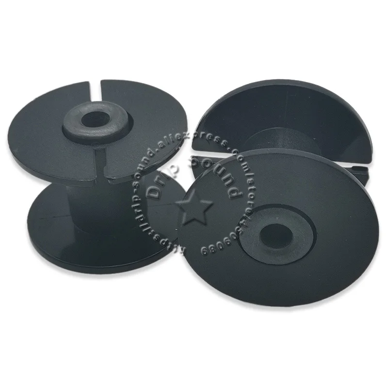2pcs 39x26mm 원형 인덕터 권선 프레임 증폭기 크로스 오버 보빈 와이어 코일 자기 코어가있는 두꺼운 인덕턴스 해골