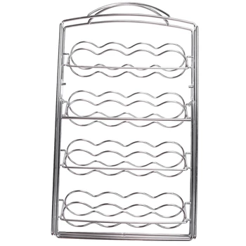 

Spice Rack, Stainless Steel Seasoning Rack, Kitchen Rack, Folding Storage Set