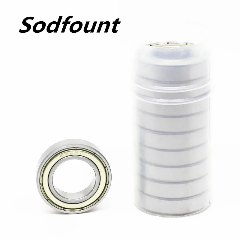 

10pcs　Miniature inch bearings R6-2Z size 9.525*22.225*7.142mm