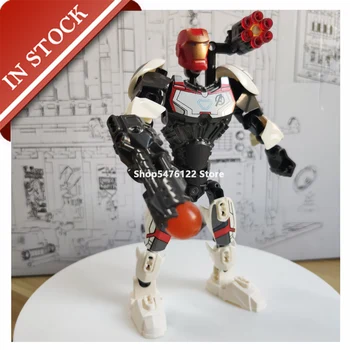 

KSZ XSZ Series Iron Man 330-4 In Stock Building Block 60+Pcs Action Toy Avenger Super Hero Thor Marvel Superman Children Quantum