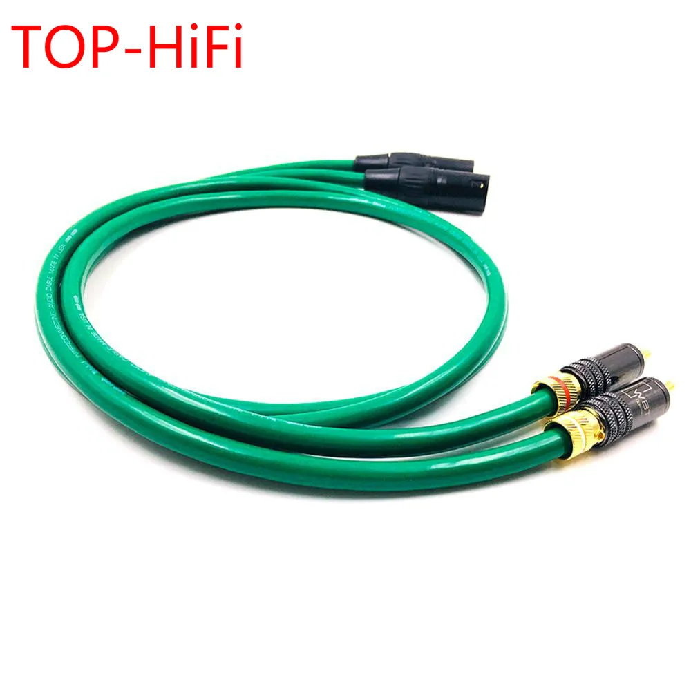 

TOP-HiFi Pair Type-WBT1044 RCA to XLR Balacned Audio Cable RCA Male to XLR Male Interconnect Cable with MCINTOSH USA-Cable