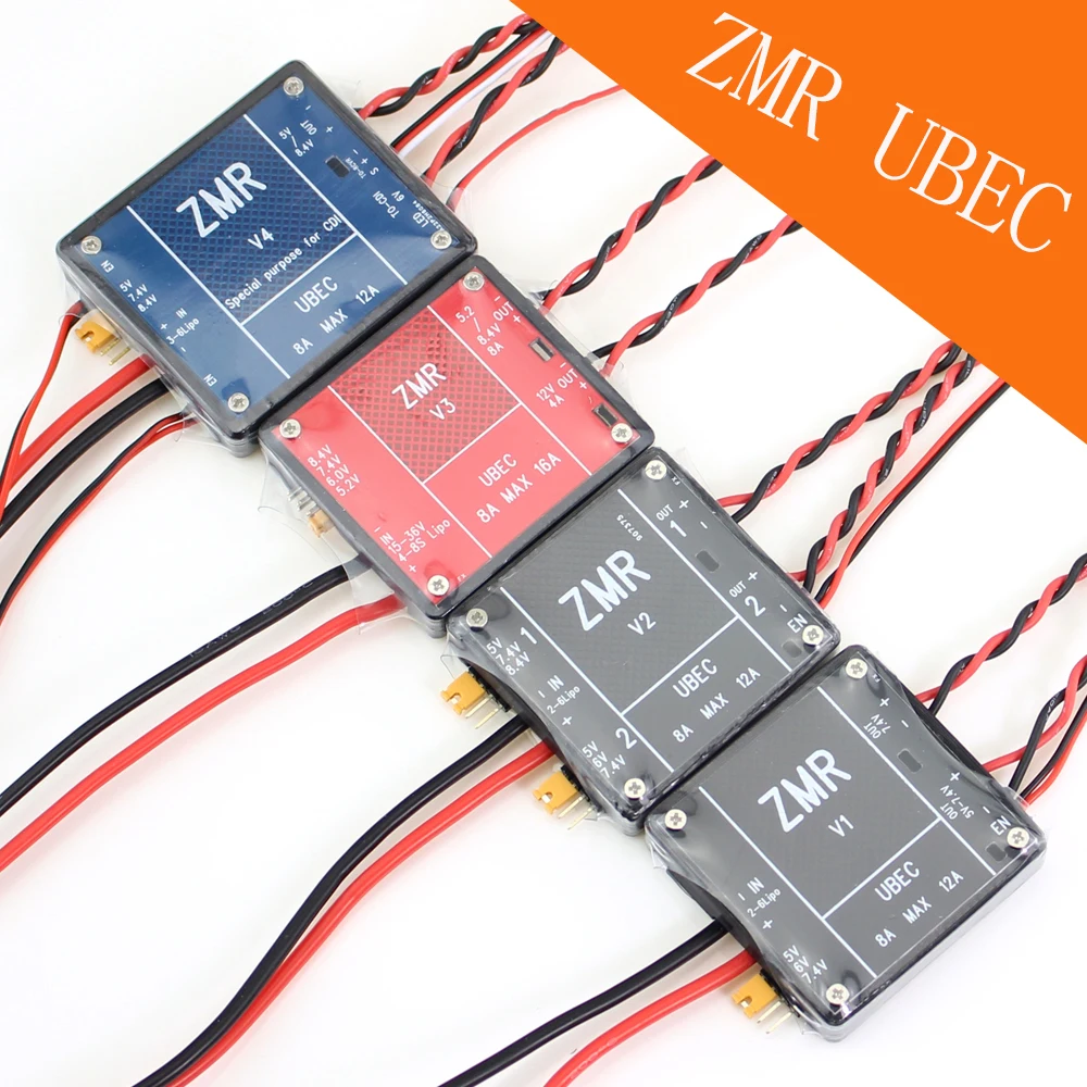 ZMR 8A UBEC V1 V2 V3 V4 BEC входное напряжение 2 6S Lipo/4 8S для радиоуправляемого квадрокоптера