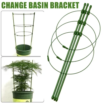 

Climbing Plant Support Cage Garden Trellis Flowers Stand Rings Tomato Support Durable Creative Climbing Vine Rack Tomato Cage