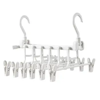 

Large-capacity Hanger Horizontal And Vertical Dual-purpose One Six Hanger Sturdy Hanger Clip 12 Multi-function Durable Hang I2M0