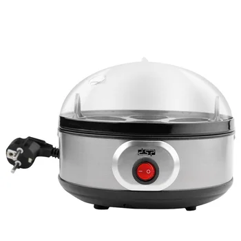 

1pc Convenient Mini Egg Boiler Stainless Steel Timing Egg Cooker Assorted Color EU Plug For Hotel Kitchen Home