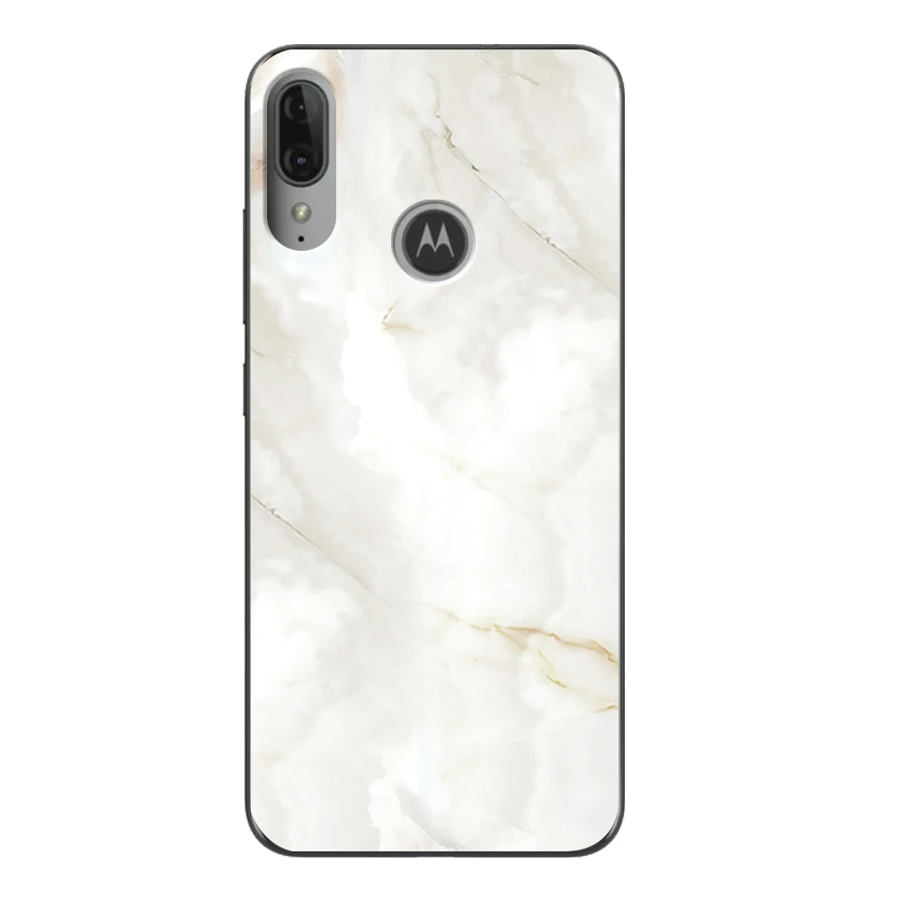 Design9 Чехол для телефона Motorola Moto P40 power One action vision Pro zoom P30 play E5 E6 G6 G7 Play Plus прозрачный мраморный чехол с принтом - Цвет: Design9