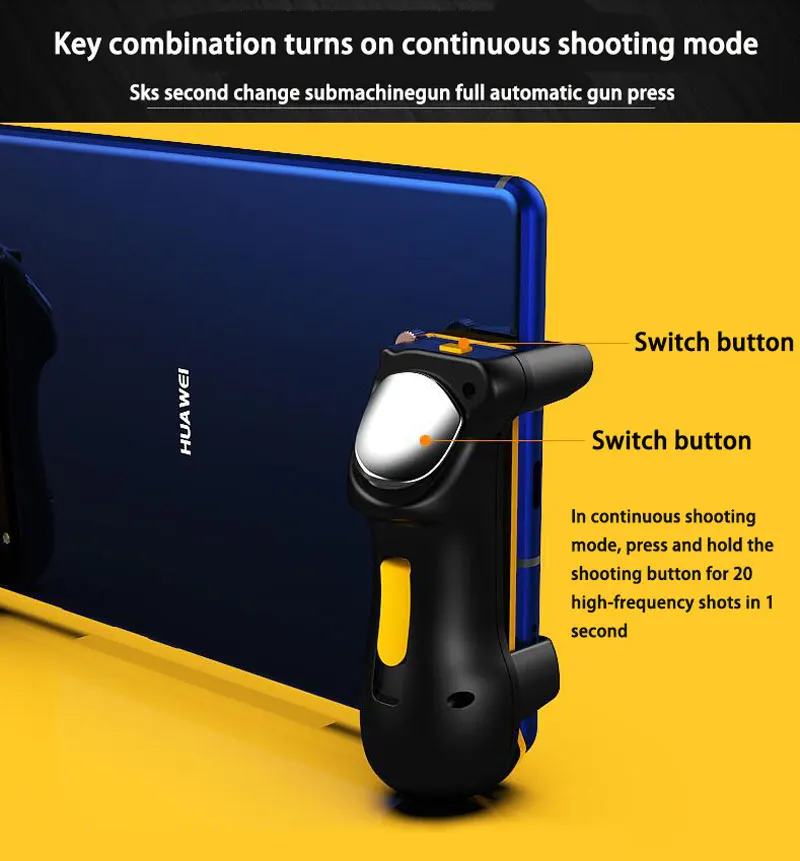 PUBG Trigger Controller For Ipad Tablet Capacitance L1R1 Fire Aim Button Triggers Gamepad Joystick