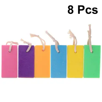 

8pcs Foot Grinding Stone Foot Exfoliators Pumice Stones Bath Scrub Dead Skin Callus Remover For Men Women(Random Color)