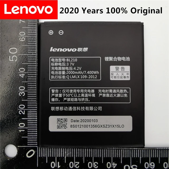 2020 New 2000mAh BL 210 BL210 Battery for Lenovo A536 A606 S820 S820E A750E A770E A656 A766 A658T S650 Phone Replace battery 1