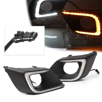 

Car Day Work Light Blinker Indicators LED Fog Turn Signals Light Daytime Running Driving Lamp For Nissan Murano 2015 2016 2017