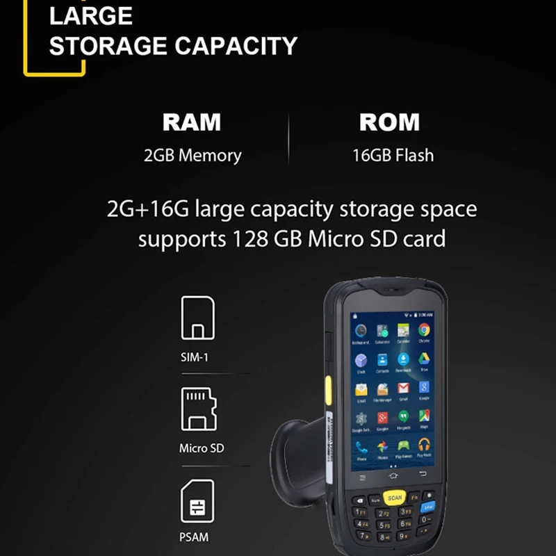IssyzonePOS Android Pos терминал прочный PDA 1D 2D штрих-код беспроводной сканер 4G WiFi Bluetooth gps склад сбор данных