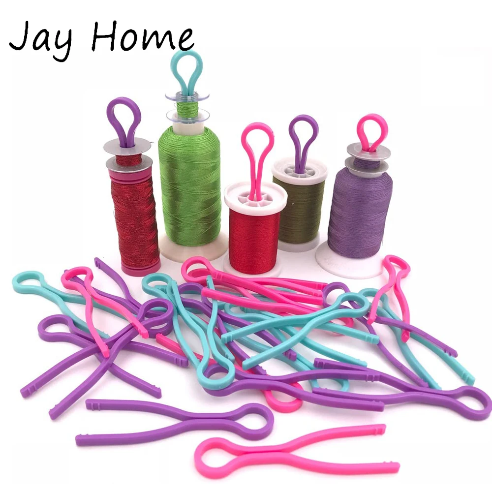 10203040PcPlasticBobbinThreadHoldersThreadBuddiesClipsfor