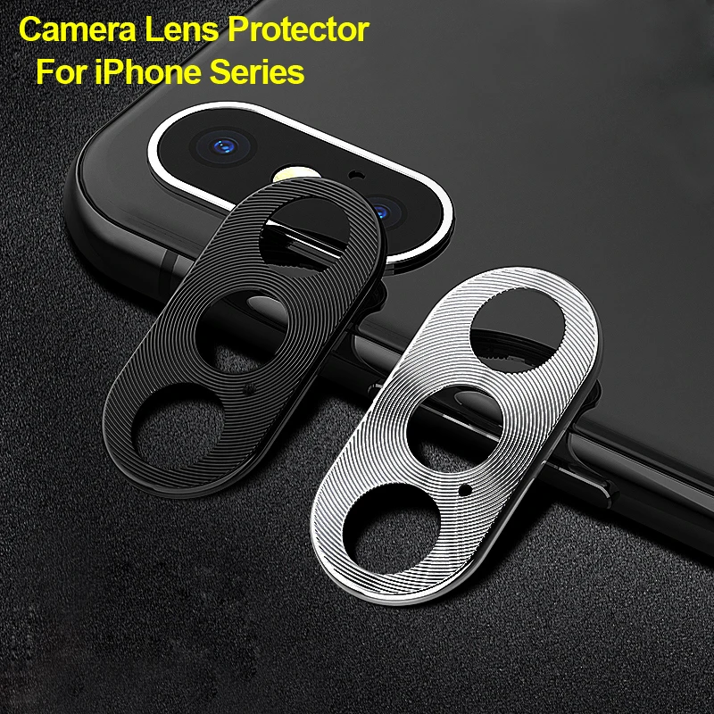 

For iPhone XR Camera Lens Protector Ring For iPhone X XR XS Max Camera Protector Ring Cover Protection For iPhone 7 8 Plus