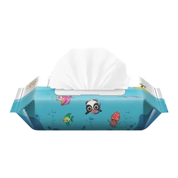 

60pcs/box Alcohol-free Wet Wipes Health Care Portable Disinfection Pads Cleaning Wipes Antibacterial Wet Tissue