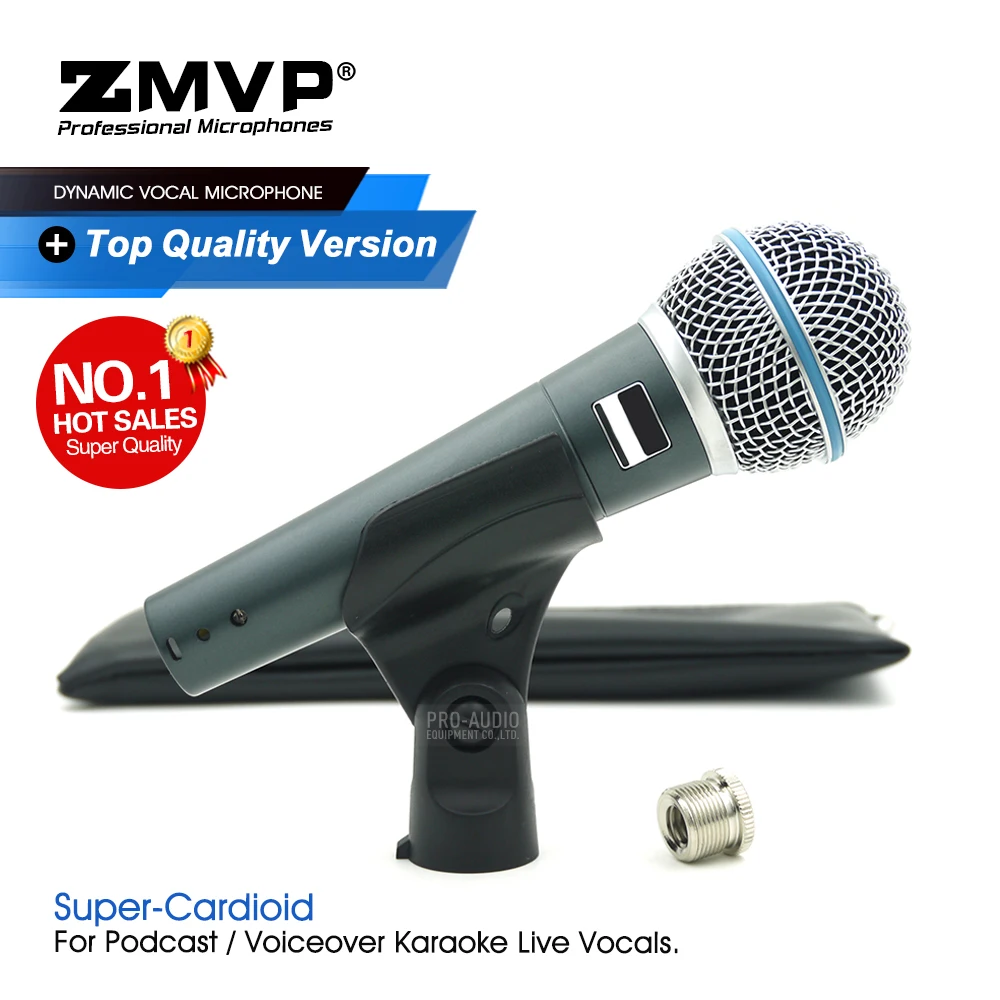 BETA58A-micrófono con cable dinámico para actuación profesional, micrófono de mano BETA de 58A PARA Karaoke, canciones en vivo, escenario, calidad de grado A