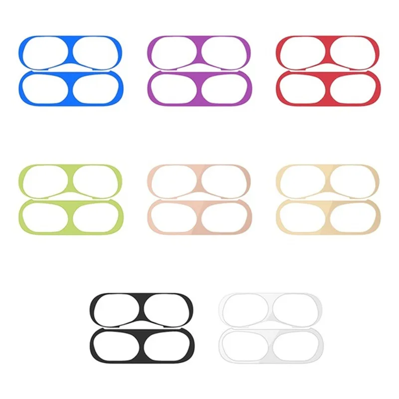 

Dust Guard Protective Sticker For Apple AirPods Cover Case Wireless Charging Box Metal Dustproof Sticker For AirPods pro 3