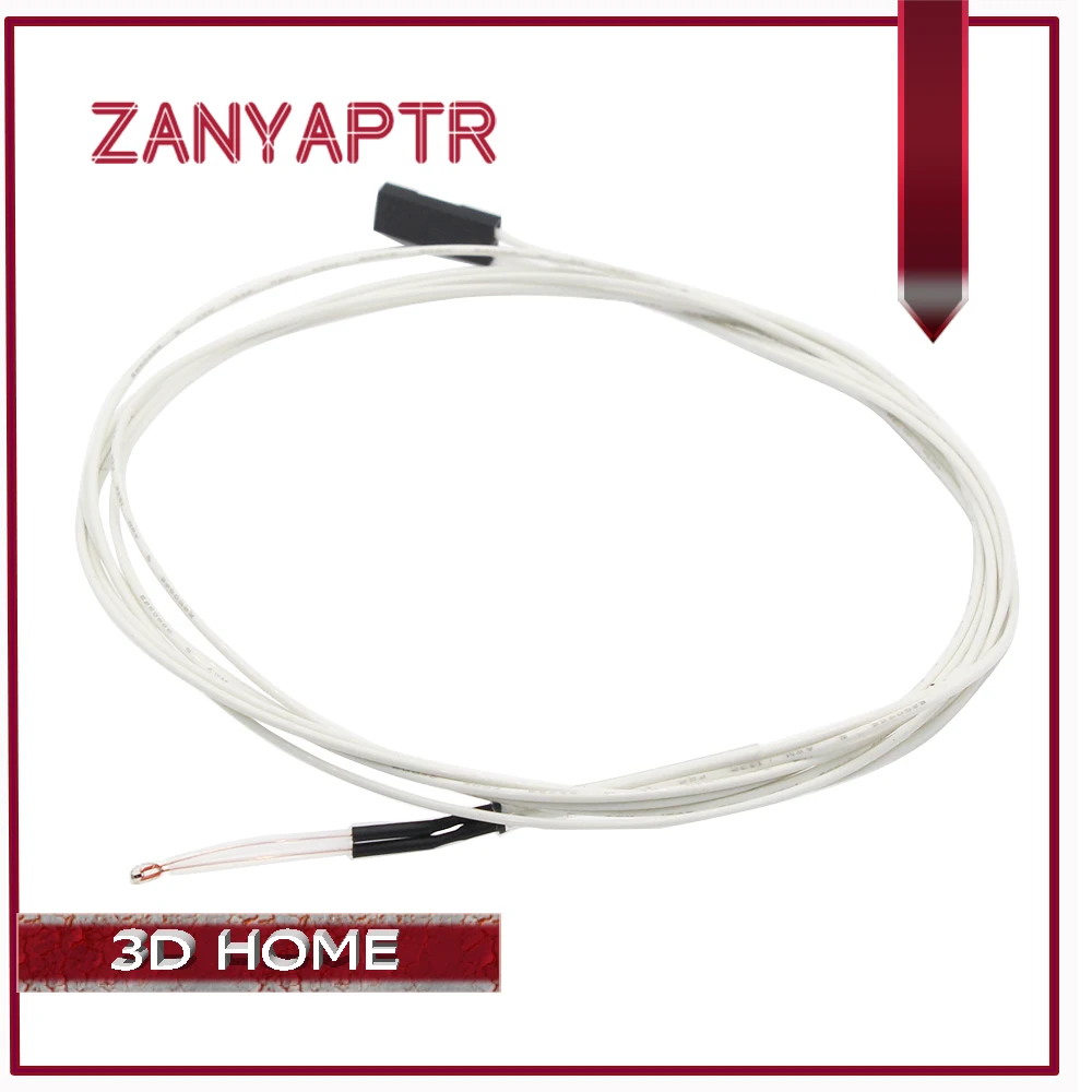 3D Parti Della Stampante 100K Ohm Ntc 3950 Termistori Con Cavo Per 3D Stampante Reprap Mend Rampe 1.4 A4988 Mk2B Stampante Heatbed 3D