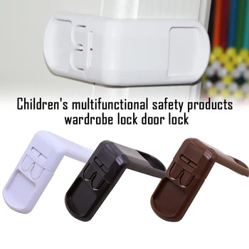 Baby Safety Drawer Locks Children Security Protection Cabinet Lock Latch For Kitchen Storage Doors Drawers Cupboard